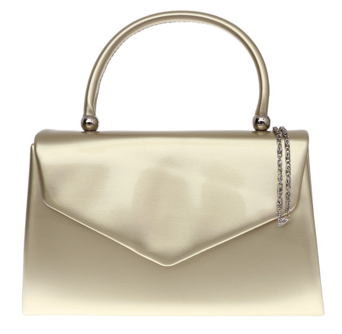 Клатч Girly Handbags лакированный, женский, маленький жесткий, фото №1
