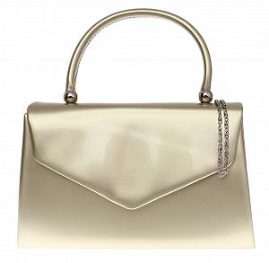 Клатч Girly Handbags лакированный, женский, маленький жесткий - Фото 1