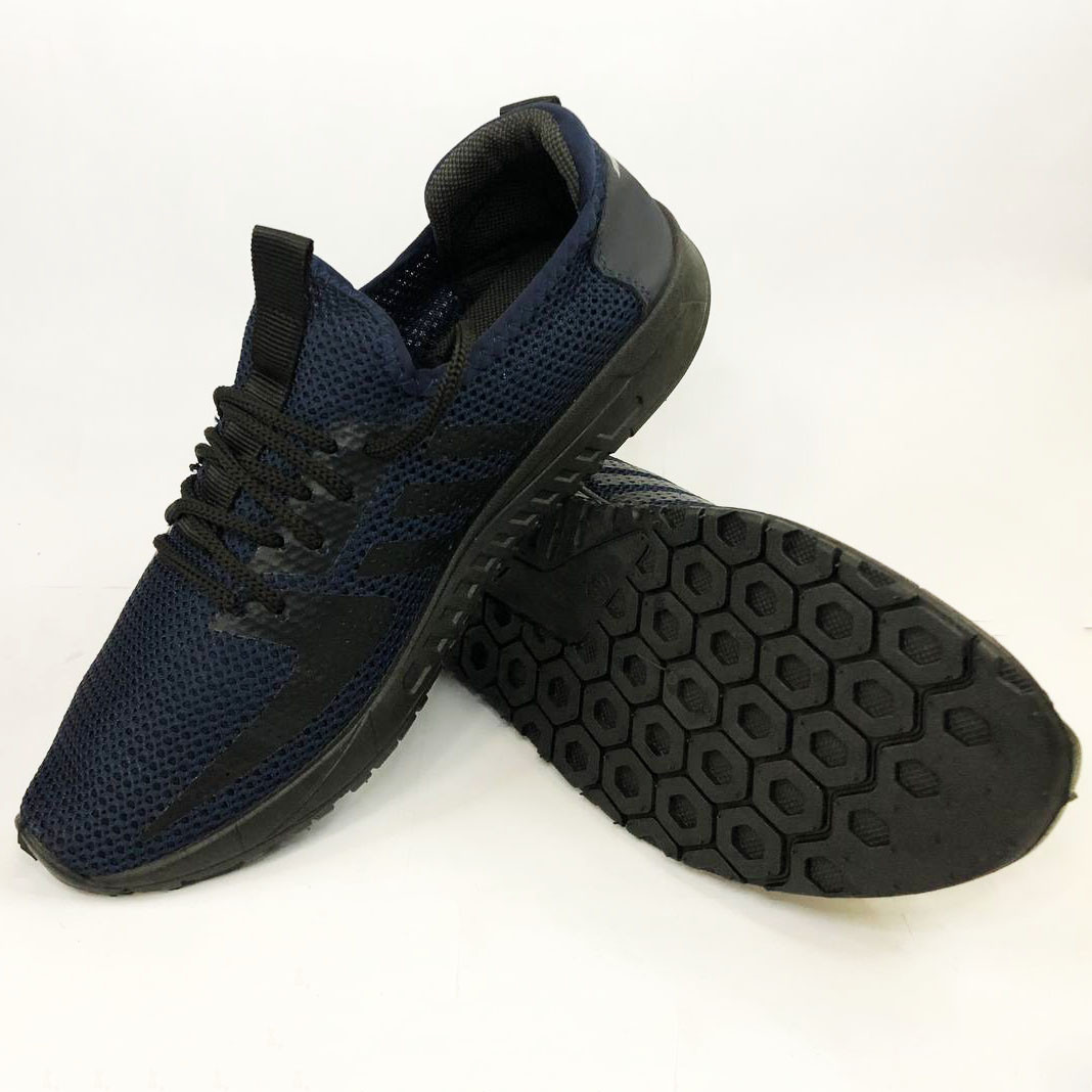 Текстильные кроссовки сеткой 44 размер Спортивные мужские летние Модель 92274 Цвет синий, фото №2