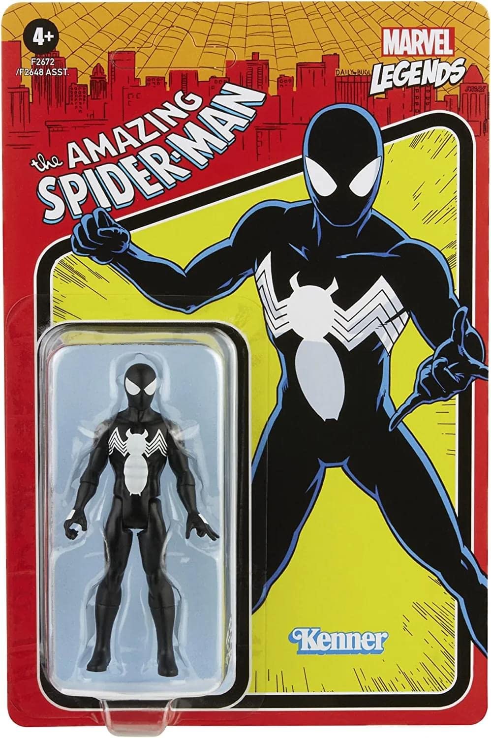 Фігурка Marvel Hasbro Legends Series Retro 375 Collection Симбіонт Людина-павук, 9,5 см, фото №2