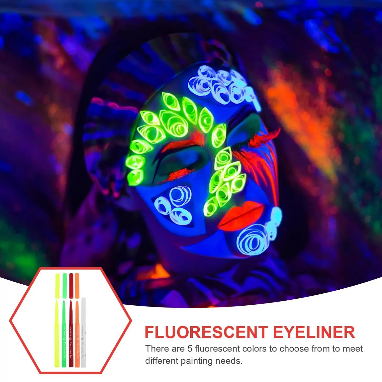 Олівець BIUDECO Набір 5 шт. Halloween Кольорові, фото №5 Олівець BIUDECO Набір 5 шт. Halloween Кольорові, фото №5