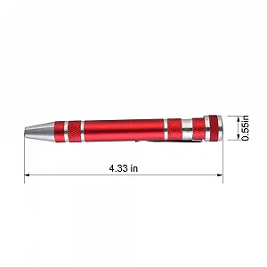 Набір викруток Huture Precision 8 в 1 Червоний/Синій/Срібний/Чорний synthetic.ua - Фото 1