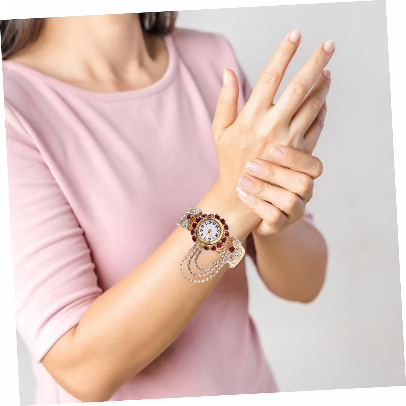 Стильний жіночий годинник Healvian Кварцовий механізм, сплав, фото №4 Стильний жіночий годинник Healvian Кварцовий механізм, сплав, фото №4