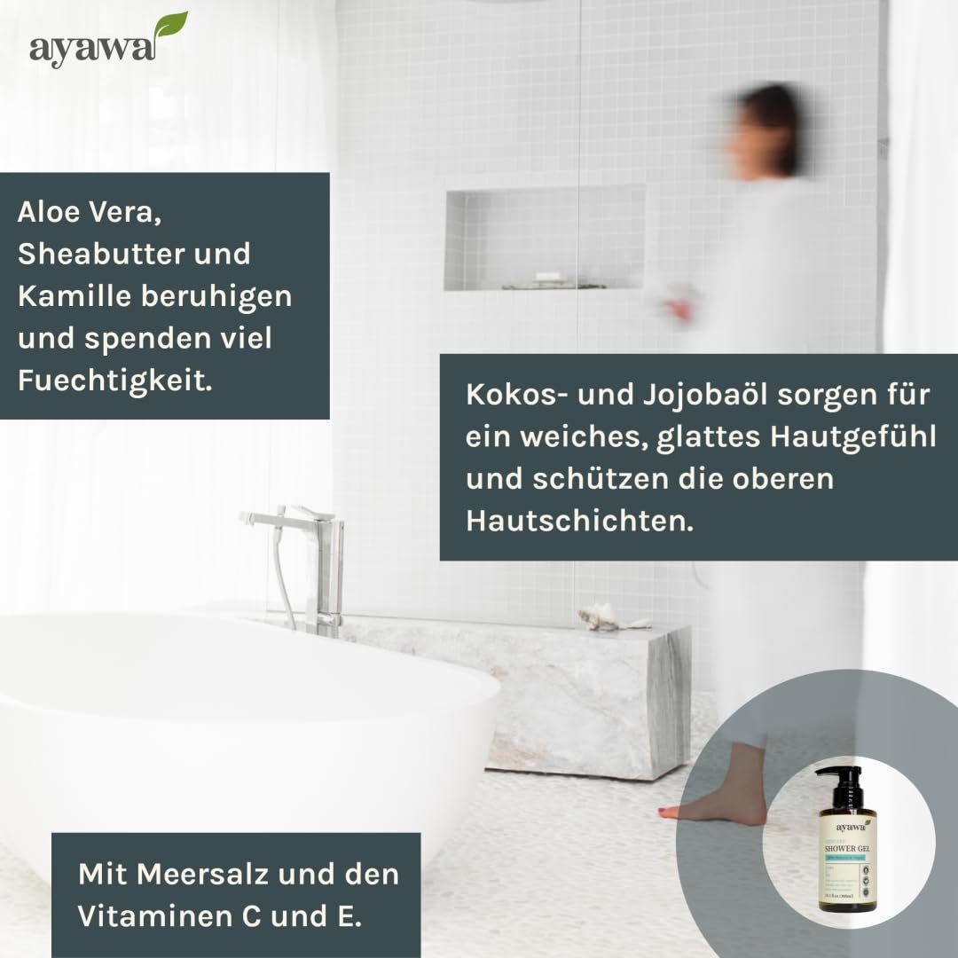 Гель для душу ayawa Jojoba & Iris Natural, фото №3