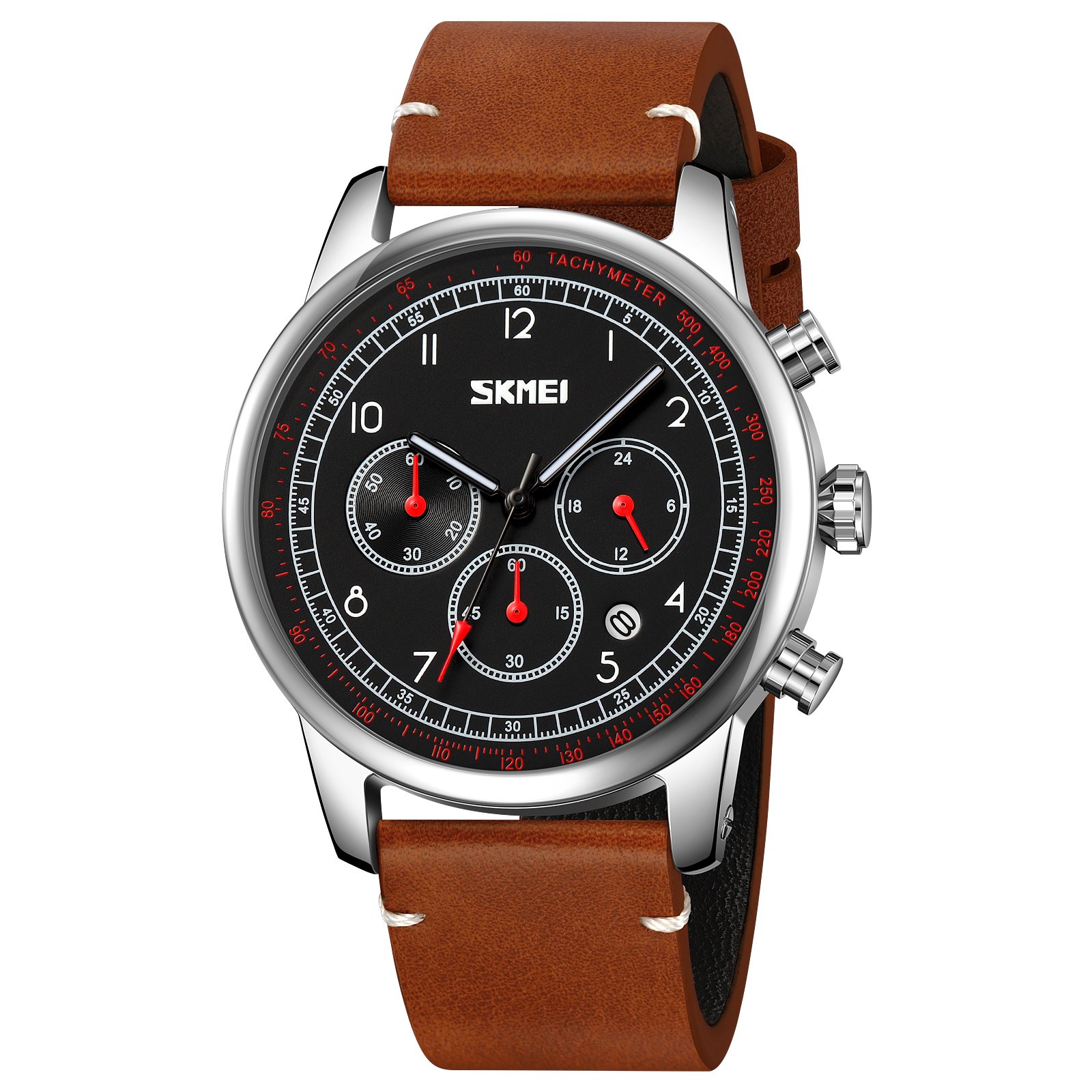 Годинник Skmei 9318BKBN Black-Brown, фото №1
