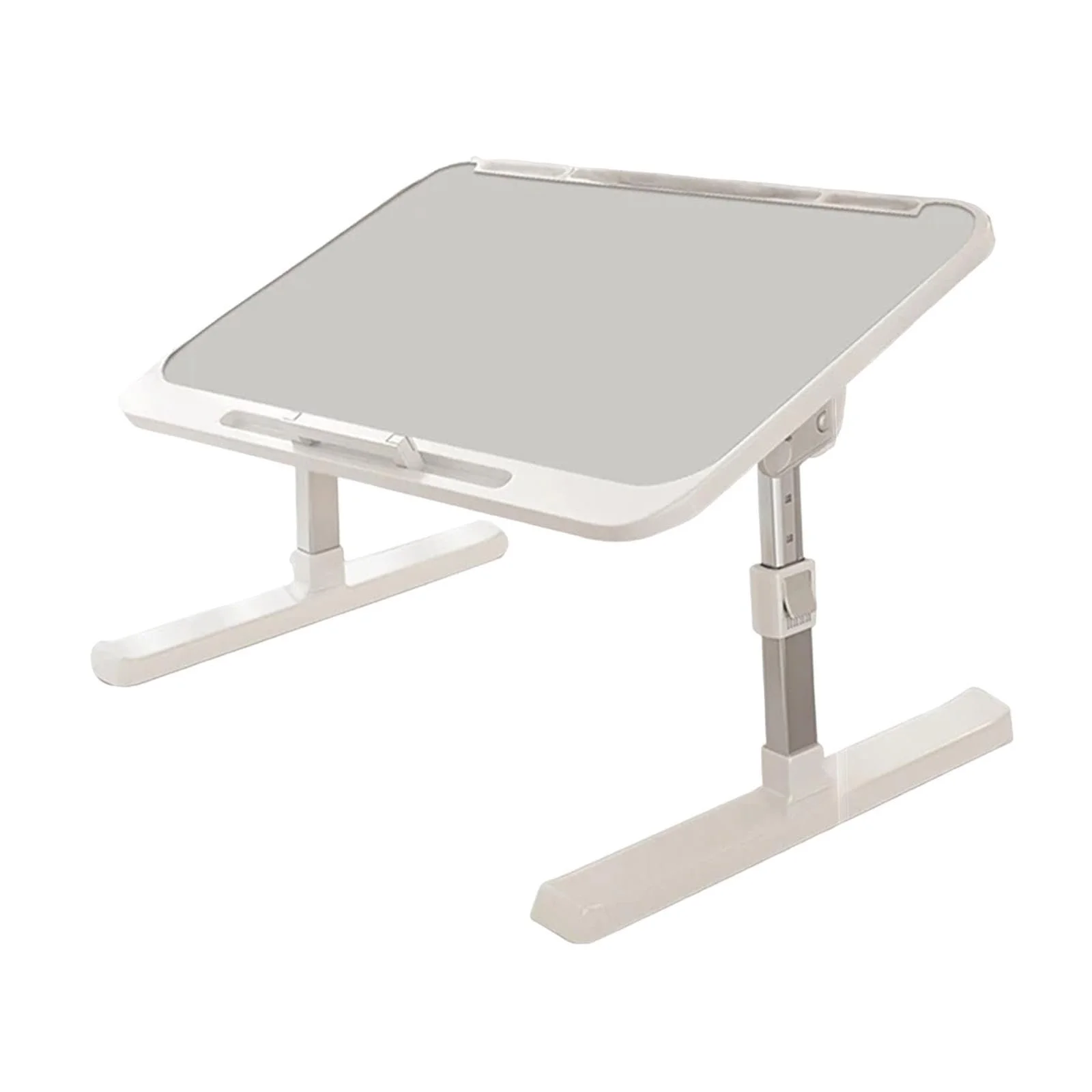 Раскладной столик для ноутбука, поднос для кровати, подставка для ноутбука, прочный, регулируемый по высоте, для балкона, чайной комнаты, рисования, серый стиль B, фото №1