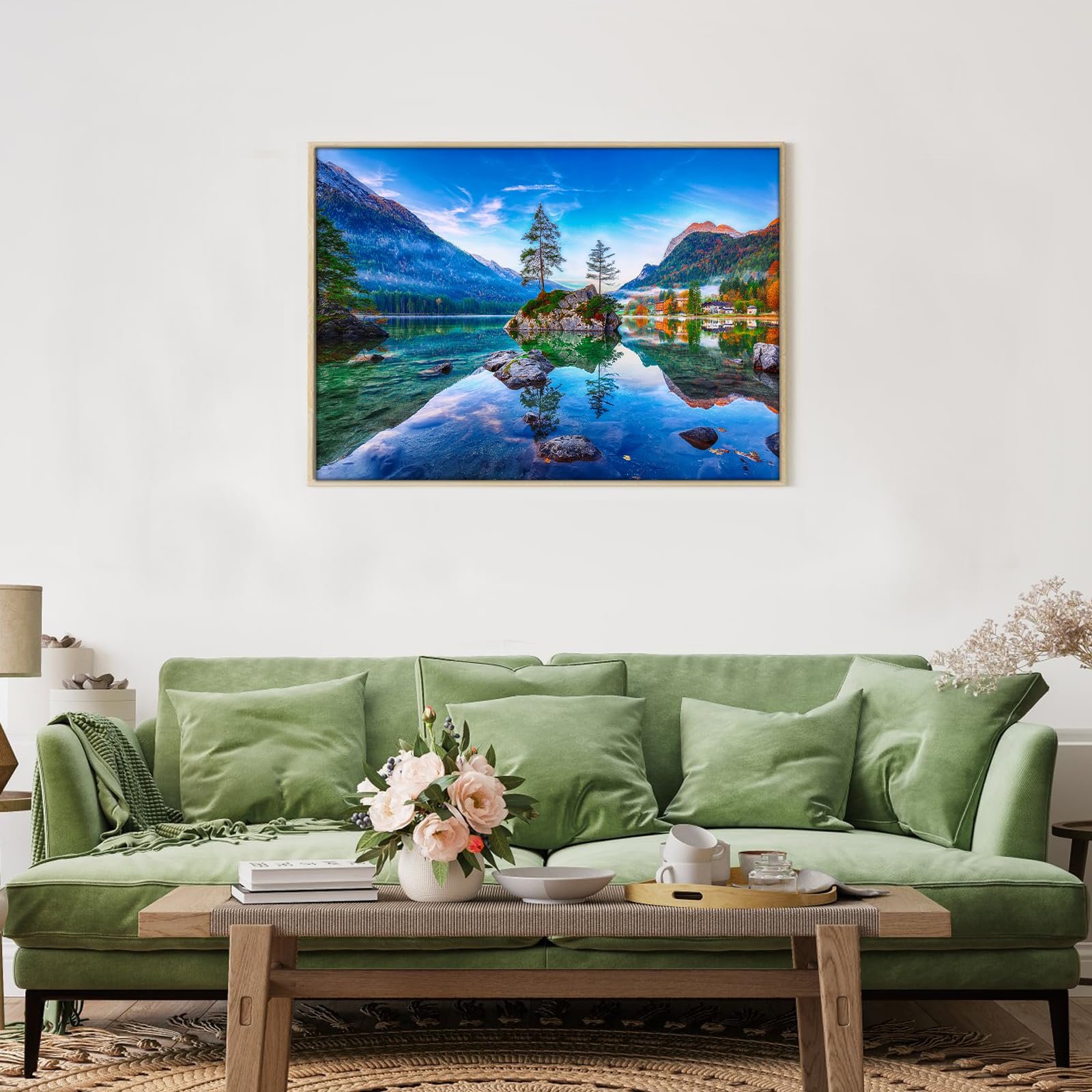 Пазл Hintersee Lakes Озера Гінтерзее, Рамзау, Німеччина 1000 деталей, фото №5