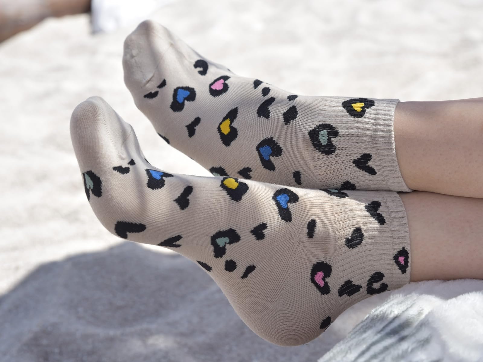 Носки styleBREAKER с леопардовым узором, Размер 39-42, фото №3