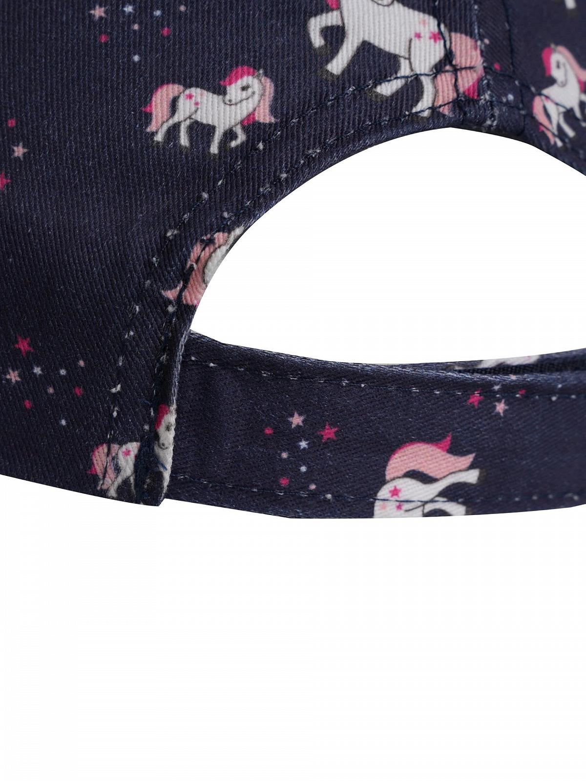 Бейсболка SCHIETWETTER Zauberpferd з принтом коня регульована 100% бавовна, фото №4