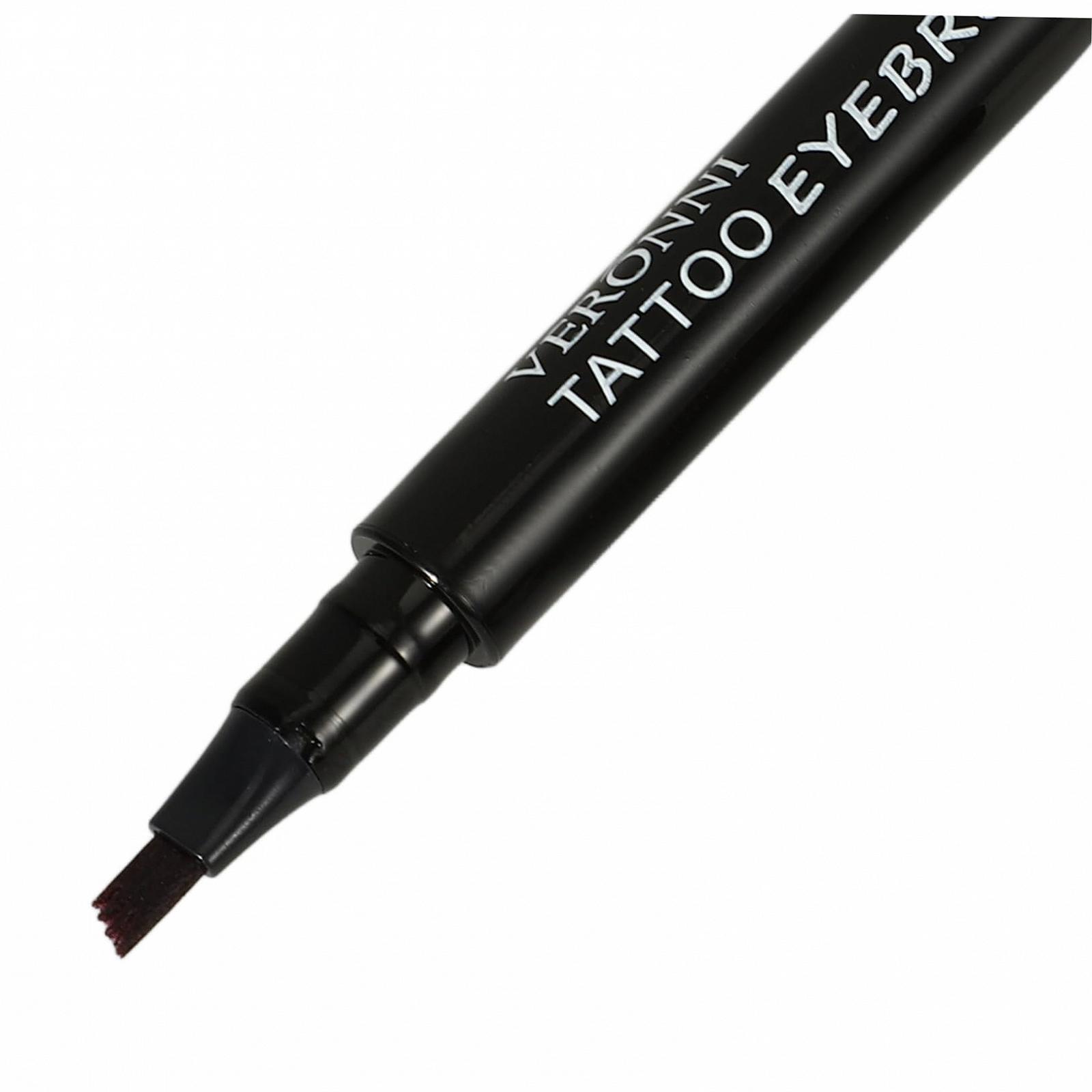 Косметика Beaupretty 5 штук Вилка для бровей четыре зубчика водостойкий женский макияж, фото №7