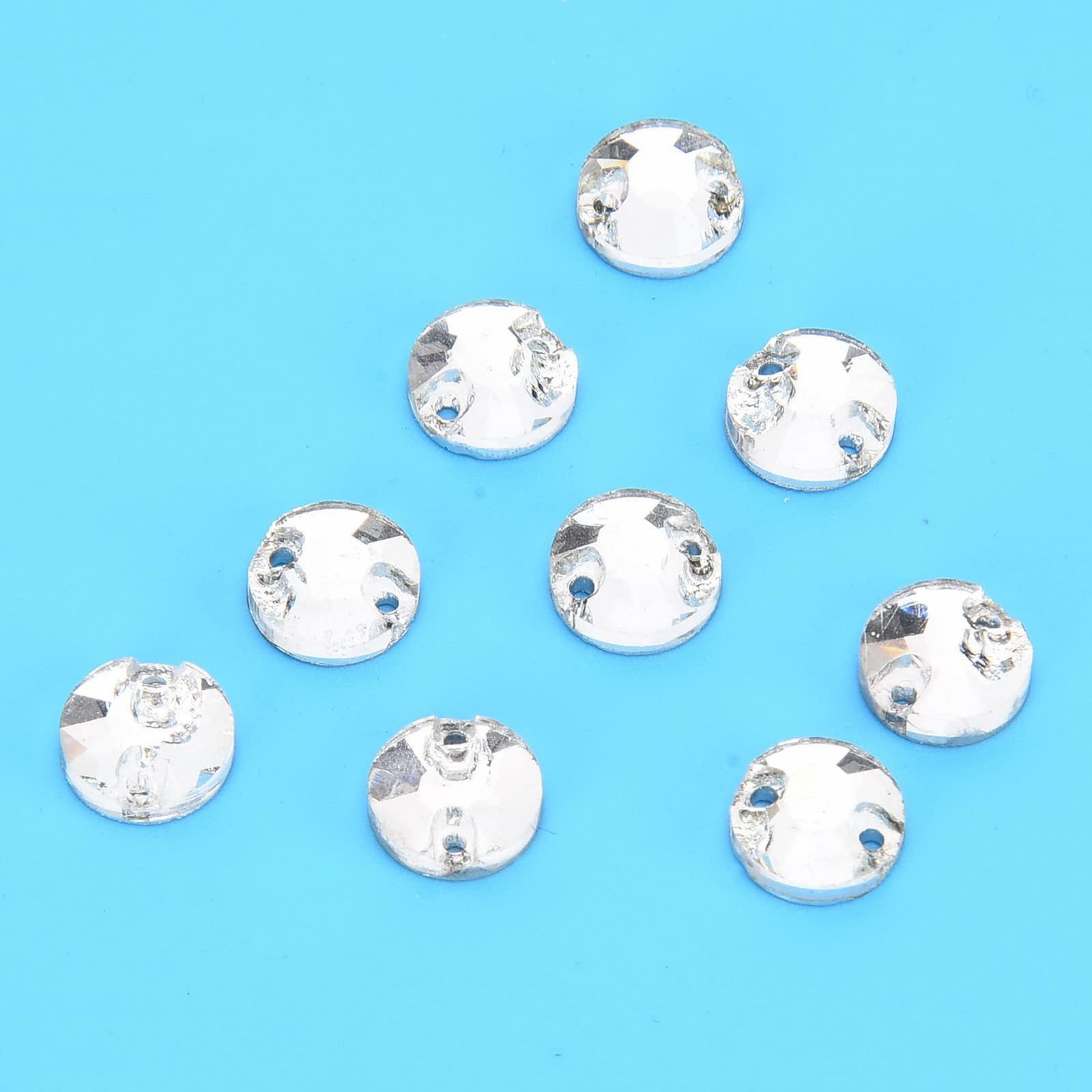 Стрази Прозорі Кристали з плоскою задньою частиною 8 мм, фото №9