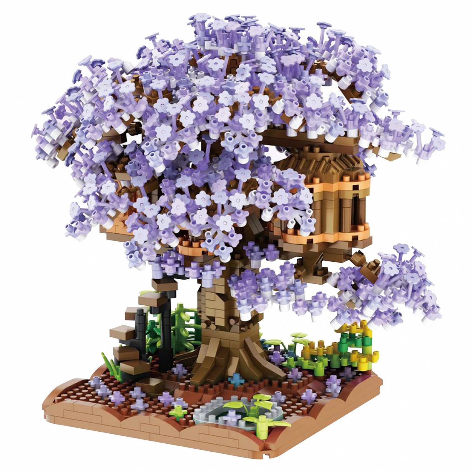 Конструктор Cherry Blossom Tree House Фиолетовый, фото №5