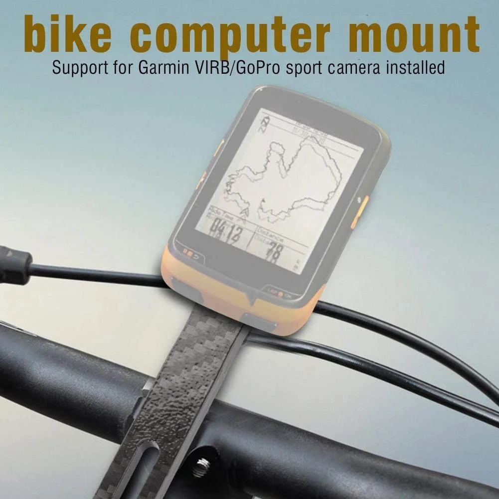 Крепление для велокомпьютера Integrated Handlebar Stem Carbon Fiber для Garmin / Bryton / GoPro, фото №7
