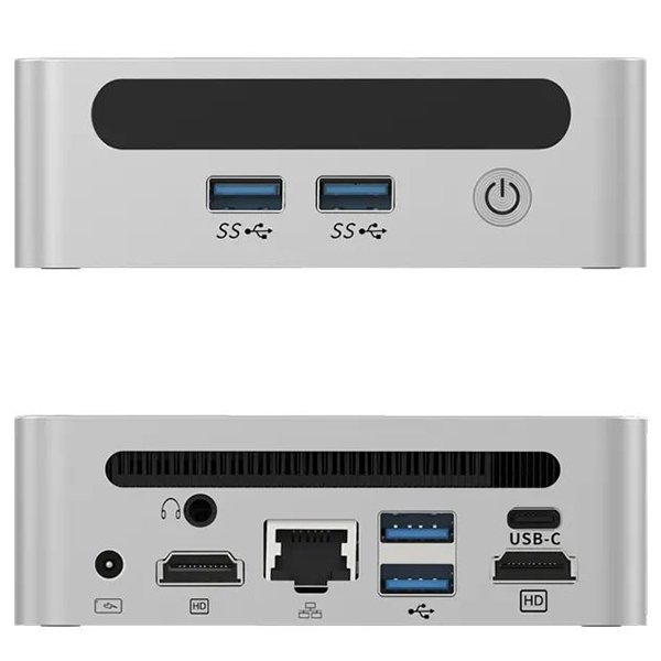 Мини-ПК GenMachine Ren 4000 / Ryzen 3 4300U / RAM 8GB / SSD 256GB / LAN / Wi-Fi / Bluetooth / Windows 11 / Серый, фото №3