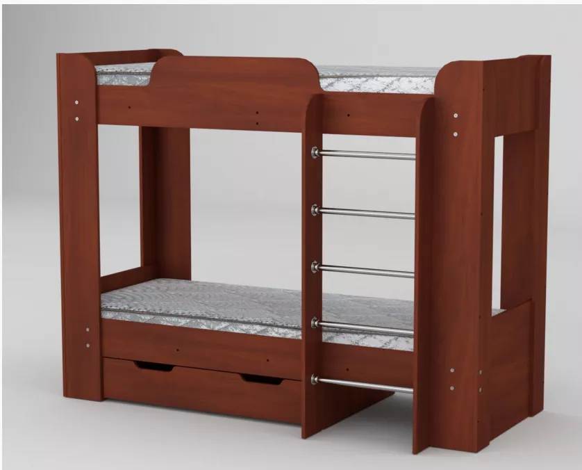 Двухъярусная кровать Твикс модель 2 ДСП Компанит, фото №7 Двухъярусная кровать Твикс модель 2 ДСП Компанит, фото №7