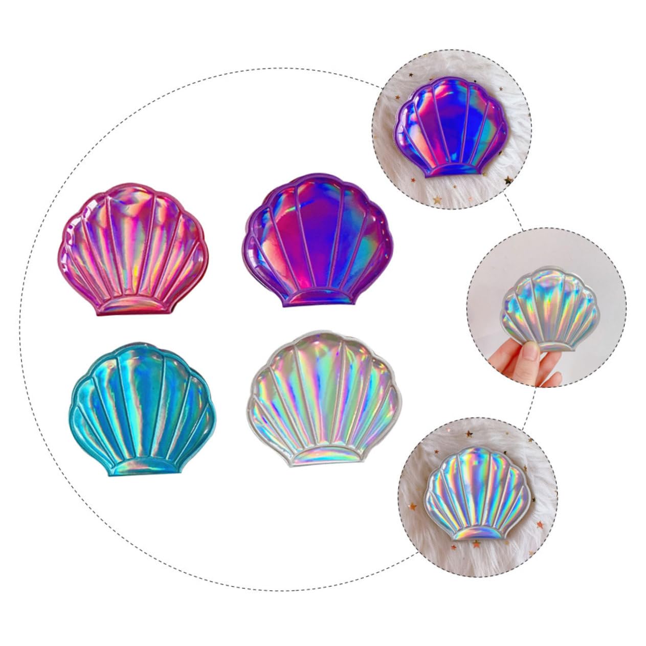 Портативное зеркало Angoily Muschel Vintage, фото №3 Портативное зеркало Angoily Muschel Vintage, фото №3