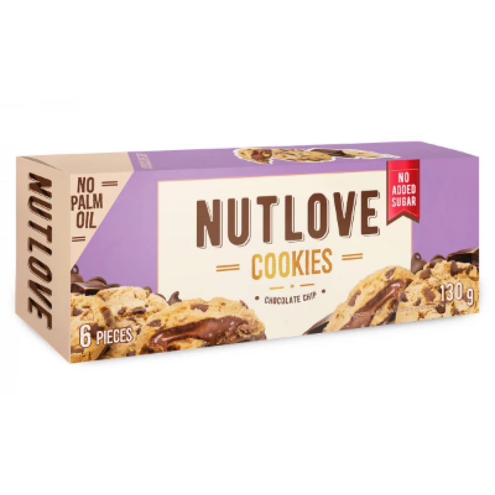 Nutlove Cookies 130g Chocolate Chip, фото №1