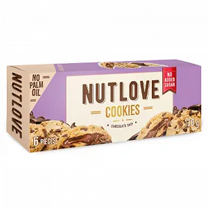 Nutlove Cookies 130g Chocolate Chip - Фото 1