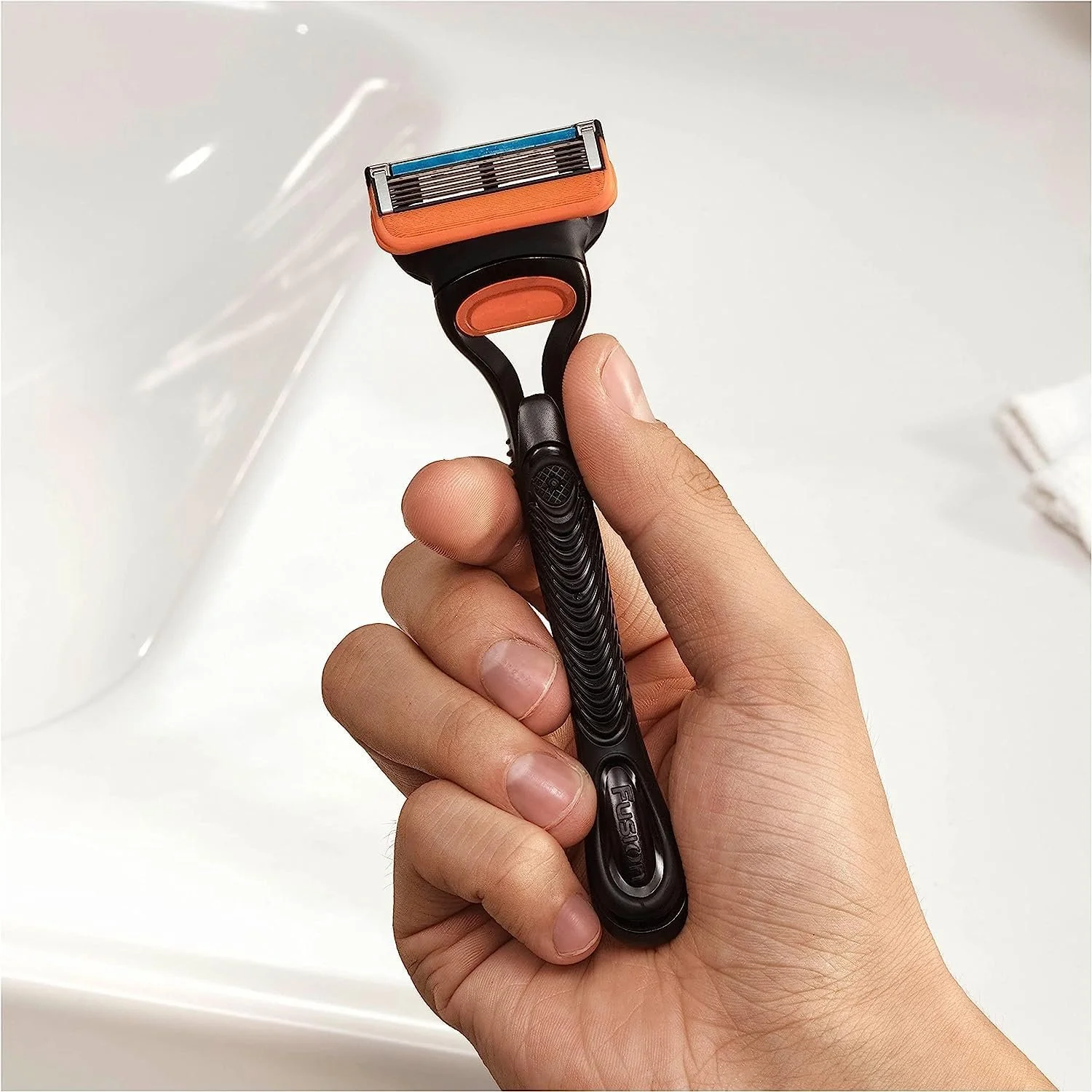 Станок для бритья Gillette Fusion 5 с 4 сменными кассетами, фото №4