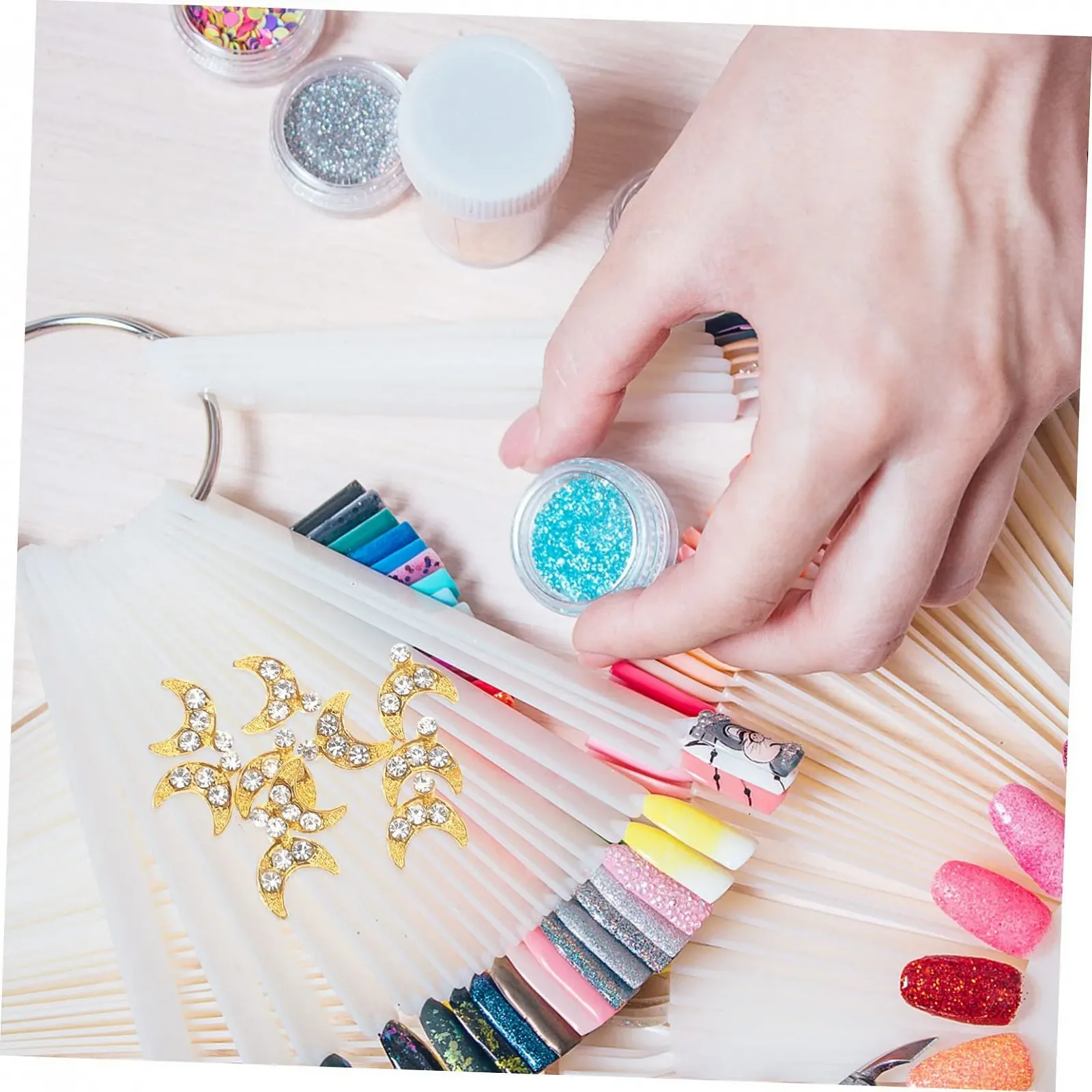 Металлические украшения для ногтей (30 шт.) Цинковый сплав, фото №5