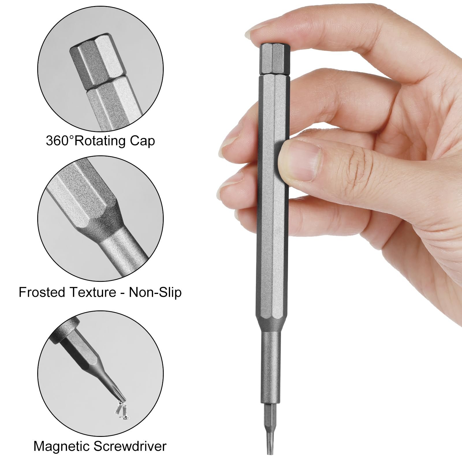 Набор отверток Mini 9 аксессуаров с прецизионными отвертками Torx T5 T6 T8 T9 T10, фото №4