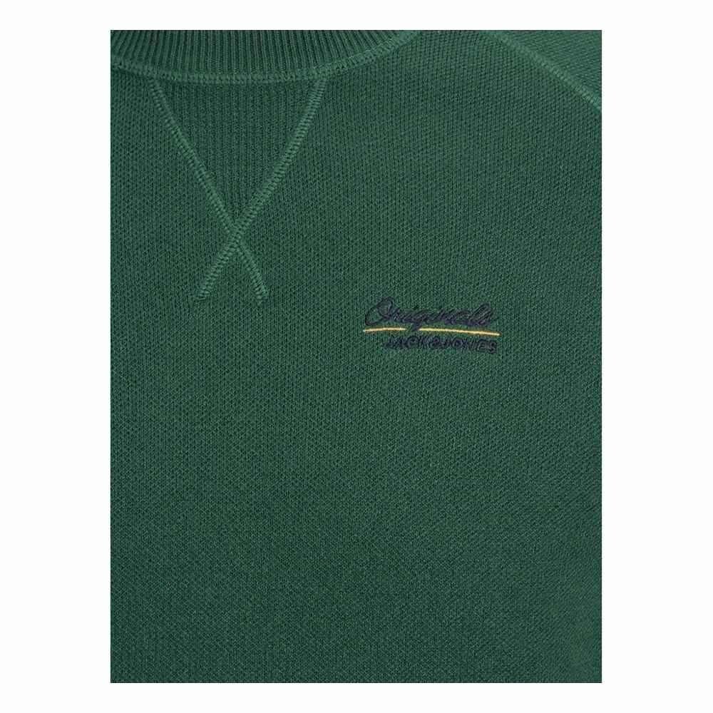Світшот JORJOES KNIT CREW NECK 12175774 Trekking Green Jack&Jones Зелений M, фото №2