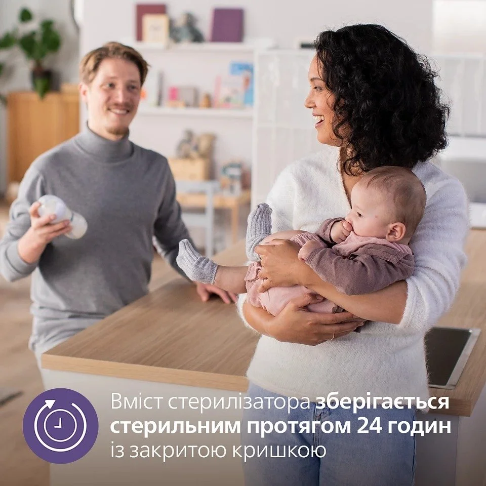 Стерилізатор для дитячих пляшок Philips Avent SCF291/30 / Білий, фото №7