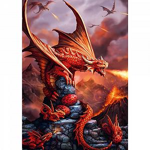 Пазли Trefl Premium Plus Quality Fantasy Collection Fire Dragon 1000 елементів ціна на synthetic.ua - Фото 1 Пазли Trefl Premium Plus Quality Fantasy Collection Fire Dragon 1000 елементів synthetic.ua - Фото 1