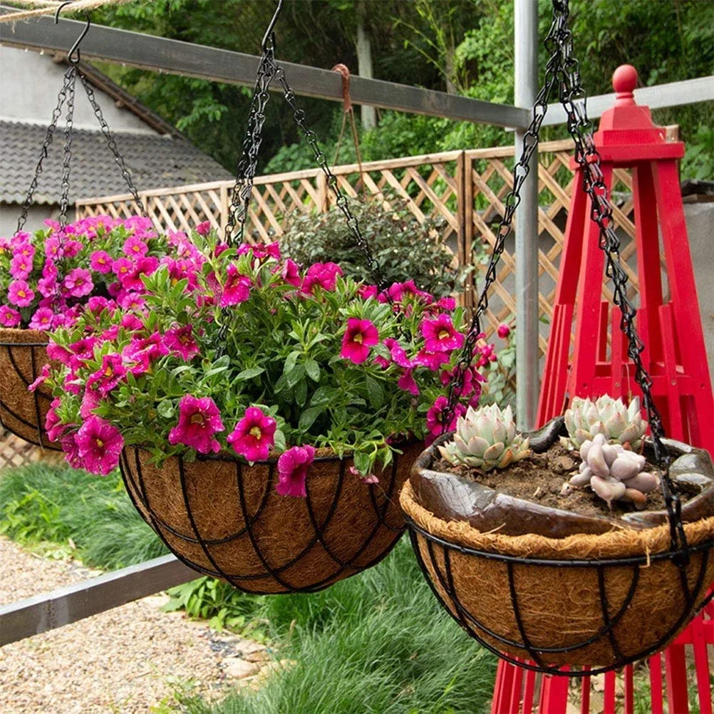 Ланцюги для кашпо KAHEIGN Набір з 8 шт. 40 см Метал Чорний, фото №5 Ланцюги для кашпо KAHEIGN Набір з 8 шт. 40 см Метал Чорний, фото №5