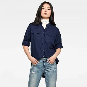 Купити Жіноча сорочка G-Star RAW Parota Classic Boyfriend Shirt - M - Фото 1 Жіноча сорочка G-Star RAW Parota Classic Boyfriend Shirt - M - Фото 1