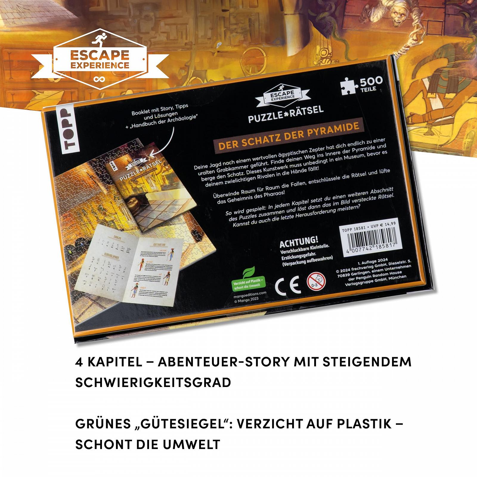 Пазл-квест Escape Experience Treasure of the Pyramid 500 элементов, фото №4