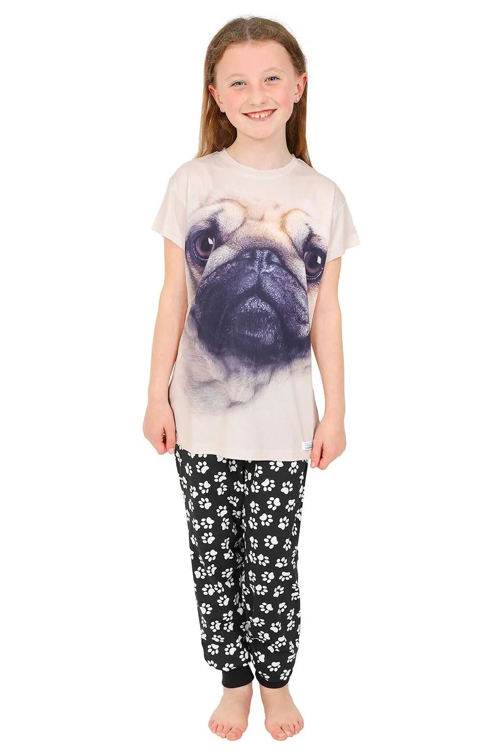 Піжама ThePyjamaFactory Pug 3D Paws Довга, фото №2