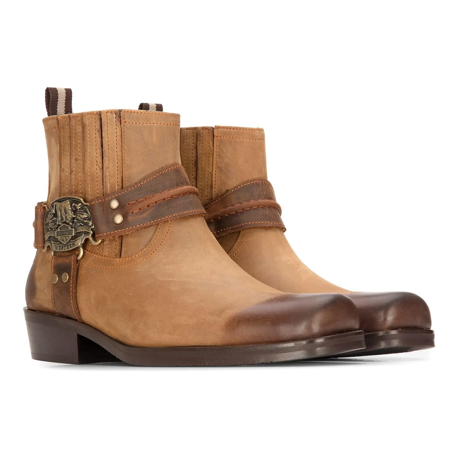 Черевики TruClothing.com Western, вінтажні, квадратний носок, фото №2