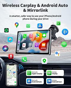  Автомагнітола Trumsey T716 / 7" / Сенсорна / Apple CarPlay / Android Auto / Wi-Fi / GPS / Bluetooth / AUX synthetic.ua - Фото 1