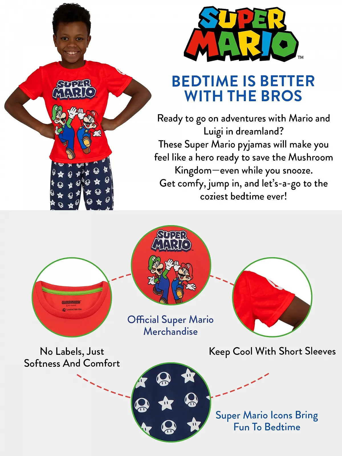 Піжама Super Mario для хлопчиків, фото №4
