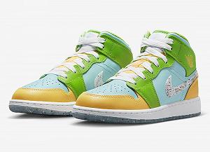 Кросівки NIKE AIR JORDAN MID SE (GS) 38.5 - Фото 1