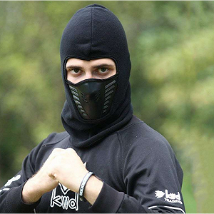 Балаклава взрослая AIR FLOW PRO универсальная ветрозащитная с удлиненной шеей, подшлемник унисекс, черная (7111942011) synthetic.ua - Фото 1