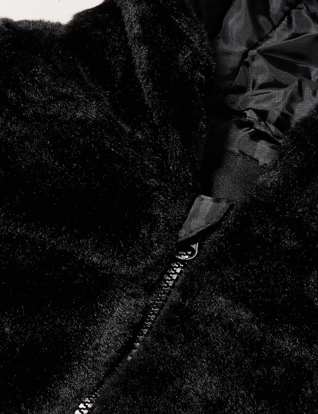 Куртка NAME IT Для девушек Nkfmosa Fake Fur Jacket W Hood Pb, фото №2