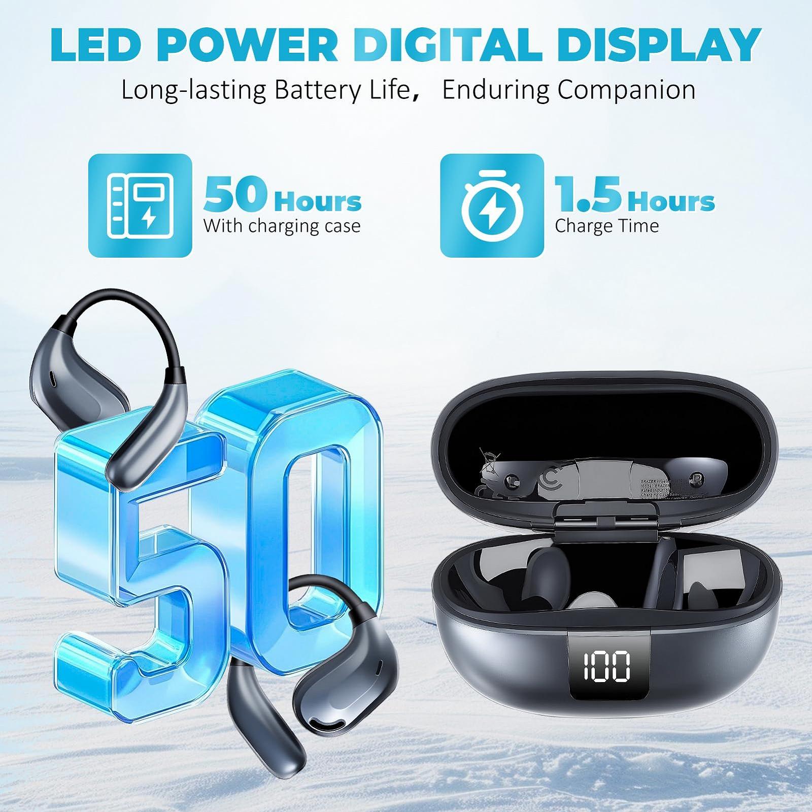 Навушники-перекладачі AI, 3-в-1 з підтримкою 135 мов через додаток, 4 режими перекладу, в реальному часі, фото №6