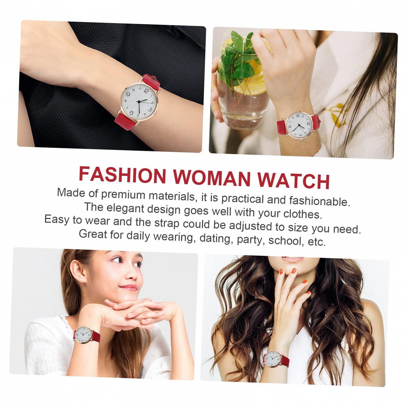 Часы OATIPHO Женские Наручные Бежевые, фото №9