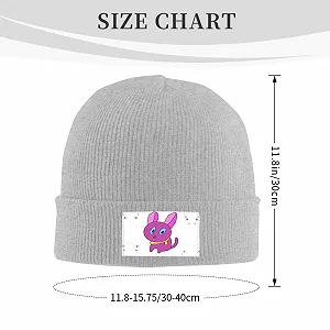 Шапка вязаная YYHHAOFA C кроликом - Фото 1