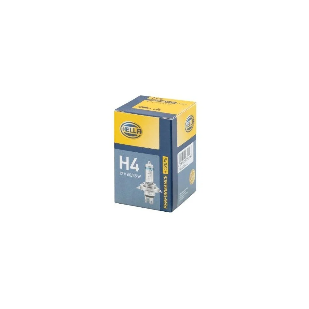 Лампа дальнего света HELLA PERFORMANCE UP TO 120% 8GJ 223 498-021, фото №1 Лампа дальнего света HELLA PERFORMANCE UP TO 120% 8GJ 223 498-021, фото №1