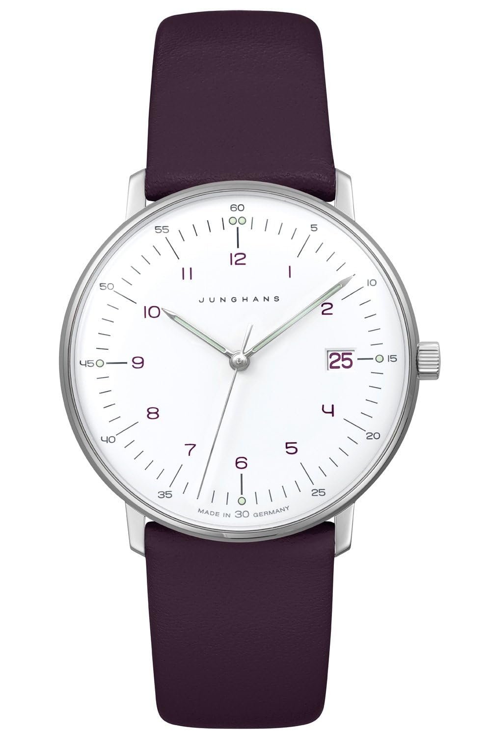 Женские кварцевые часы JUNGHANS Max Bill 47/4558.02 Фиолетовый, фото №1