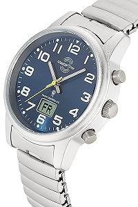 Часы Кварцевые Женские Master Time MTLA-10821-32M Аналоговые Цифровые с Ремешком-Шнурком из Нержавеющей Стали, Браслет synthetic.ua - Фото 1