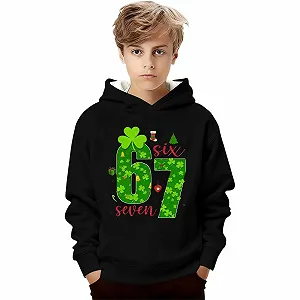 Пуловер St Patrick's Day для дівчат, з принтом, м'який фліс synthetic.ua - Фото 1