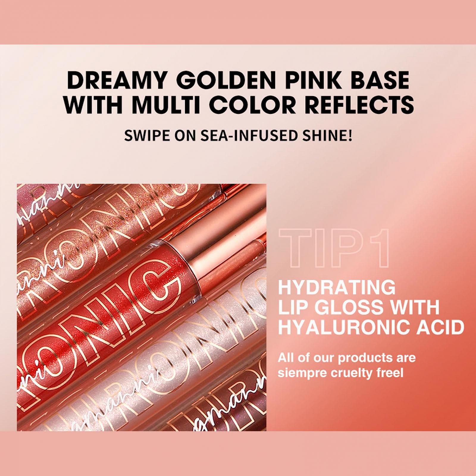 Набор блесков Lip Oil Hyaluronic Lip Glow Oil 3-Piece, фото №5