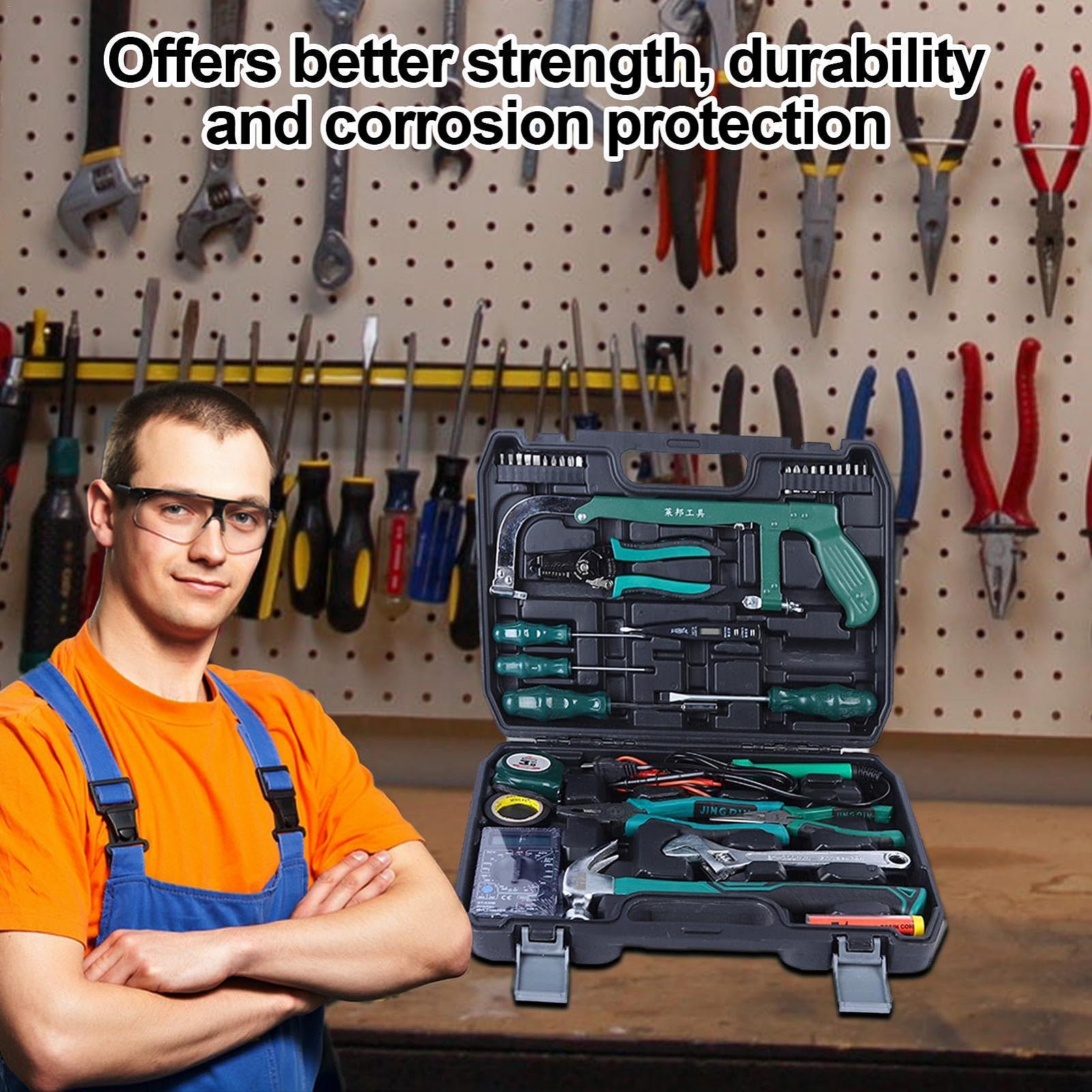 Набор инструментов Basic для дома с дрелью, фото №2 Набор инструментов Basic для дома с дрелью, фото №2