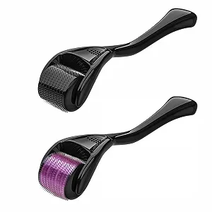 Ролик для бороди Tomedeks 0,5 мм, 2 шт, мікроголковий ролик для догляду за шкірою та волоссям - Фото 1