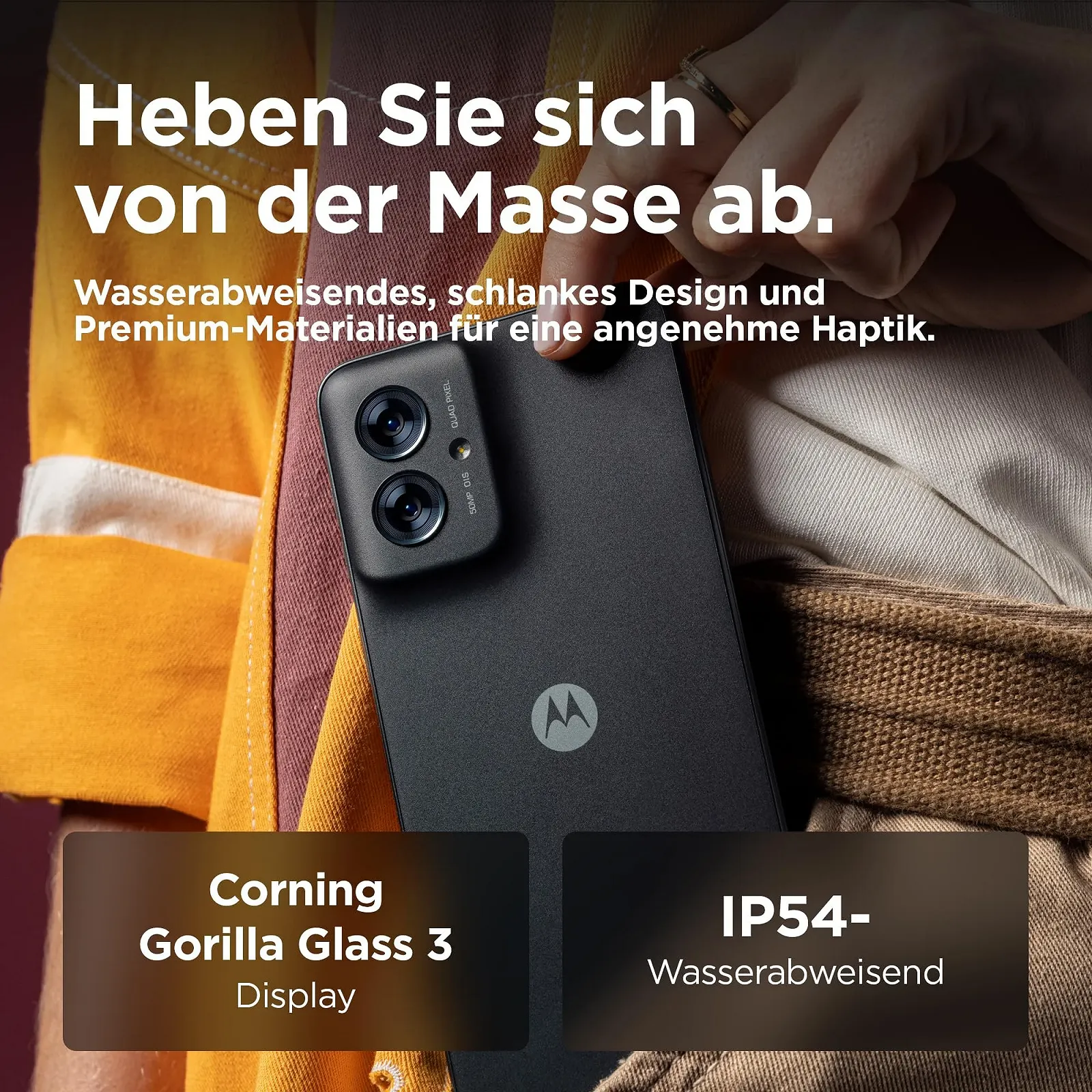 Смартфон Motorola Moto g55 5G 8/256 GB Forest Grey + Защитный чехол, фото №4 Смартфон Motorola Moto g55 5G 8/256 GB Forest Grey + Защитный чехол, фото №4
