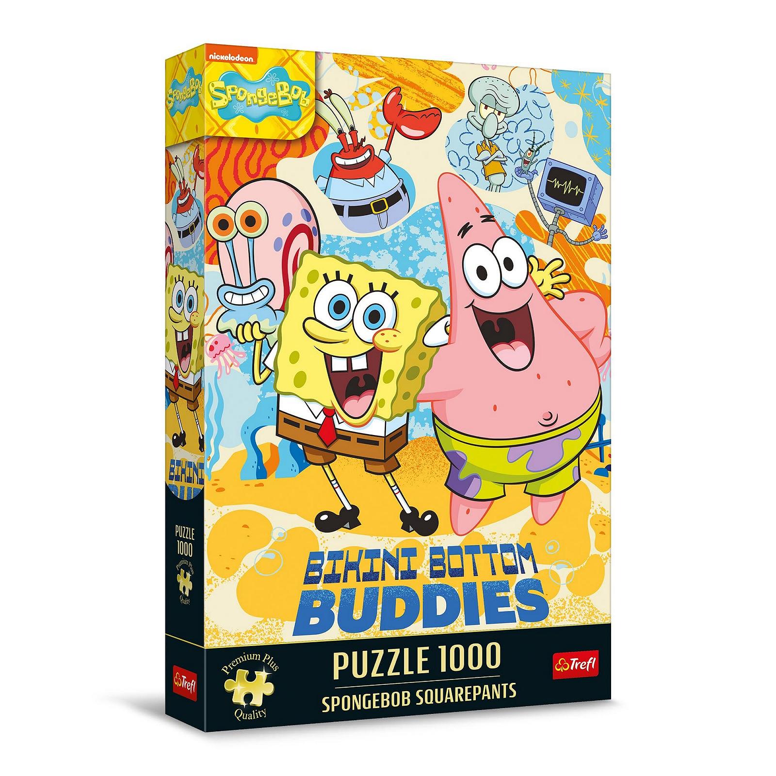 Пазл Trefl Premium Plus Quality Spongebob Squarepants 1000 елементів 683 x 480 мм, фото №1